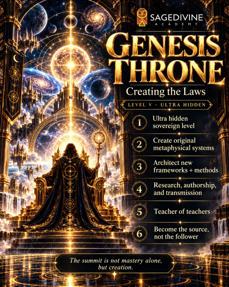 Level V — GENESIS THRONE: Creating the Laws
